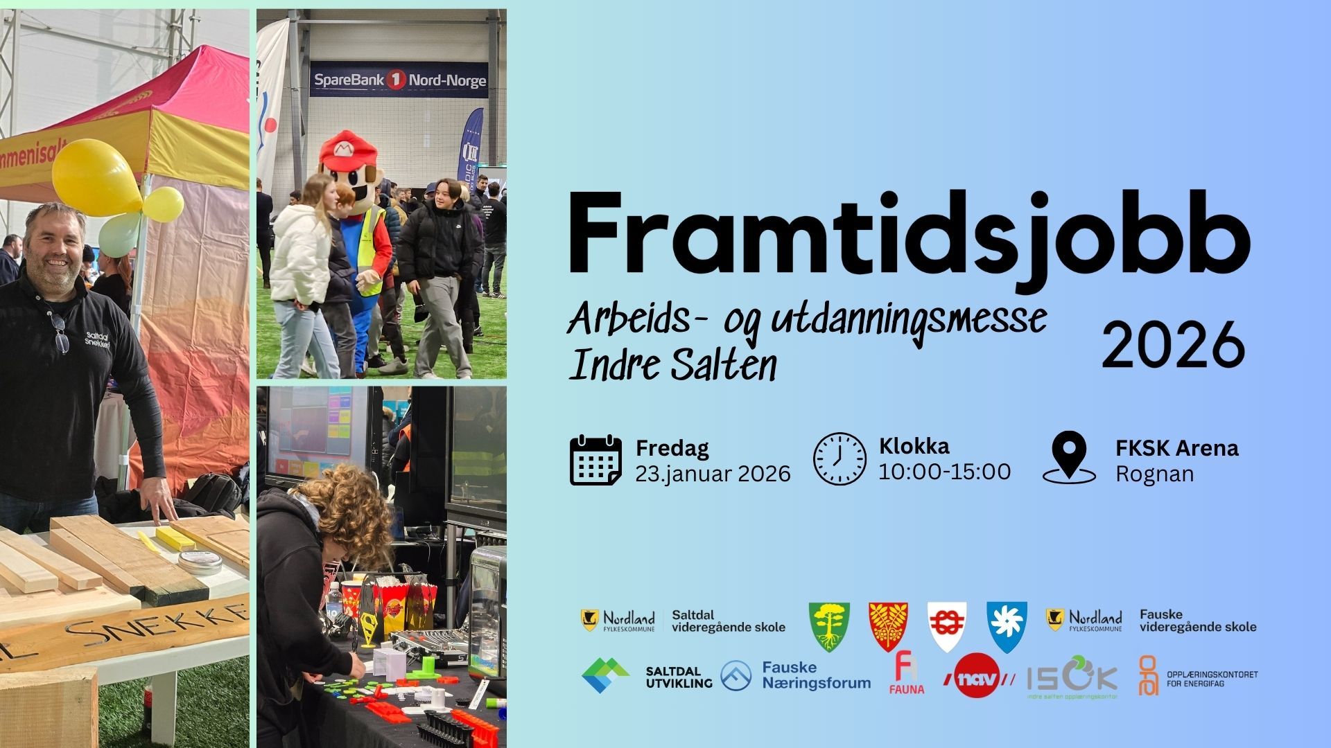 Framtidsjobb 2026 - Arbeids- og utdanningsmesse i Indre Salten